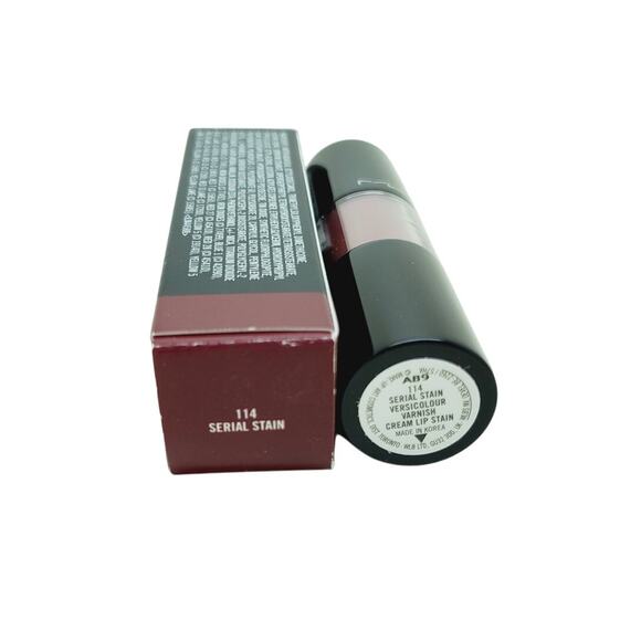 MAC Versicolor Varnish Cream Lip Satin 114 Serial Stain - Picture 3 of 3